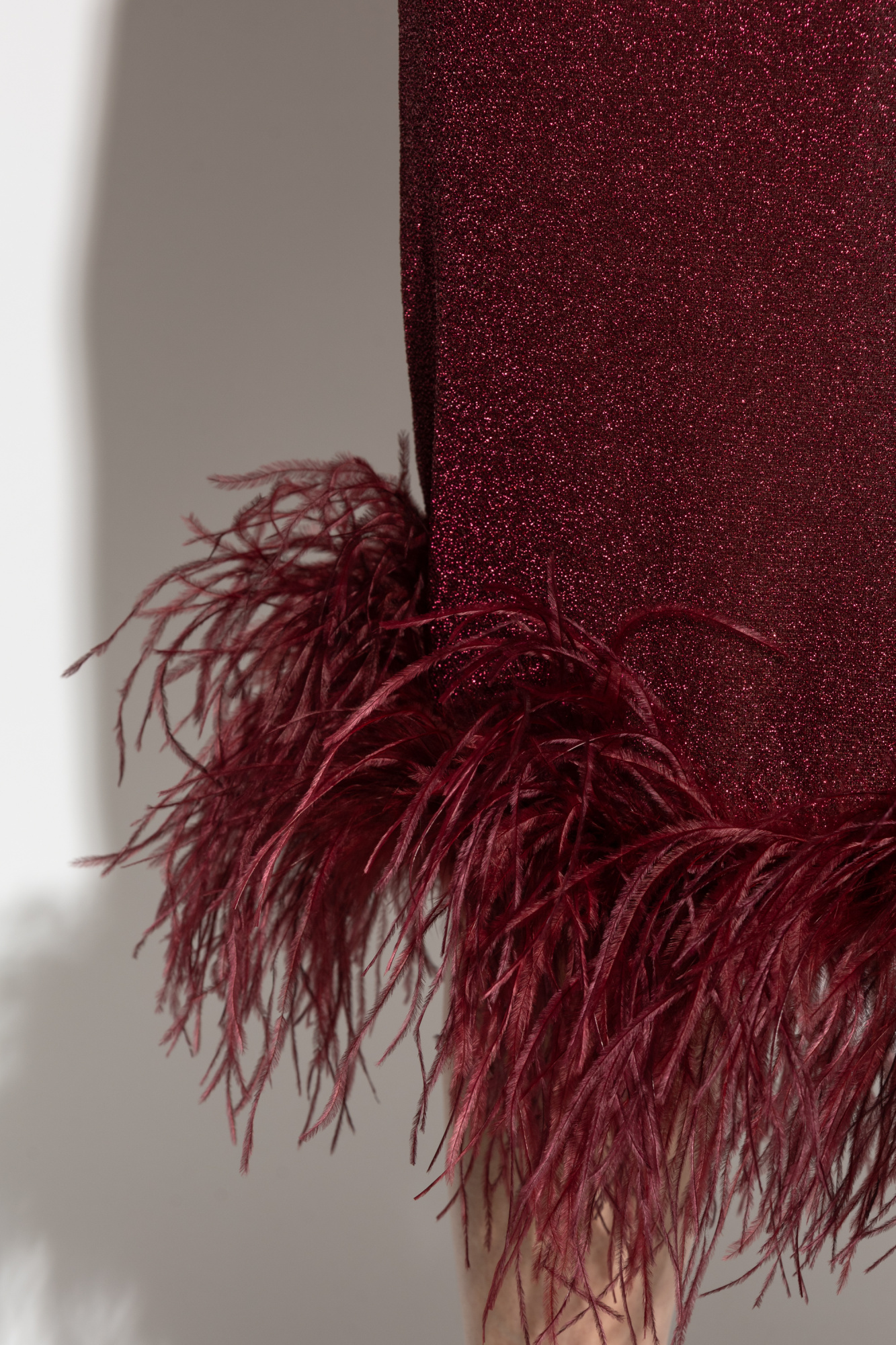 flowerlower320design Brown Feather Burgundy Ostrich Feather Drabs | Buy 4-8 Inches Craft